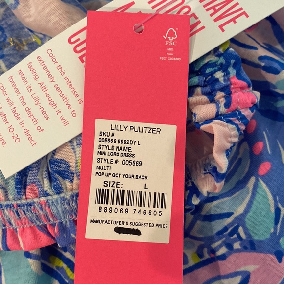 Lilly Pulitzer mini Lori girl’s dress - Picture 3 of 3